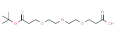 Structure of Acid-PEG3-t-butyl ester CAS 1807539-06-5