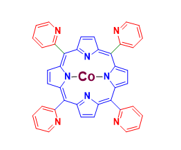 Structure of meso-Tetra (2-pyridyl) porphine-Co(II) CAS#