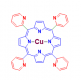 Structure of meso-Tetra (2-pyridyl) porphine-Cu(II) CAS WENA-0206