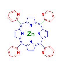 Structure of meso-Tetra (2-pyridyl) porphine-Zn(II) CAS 31183-11-61