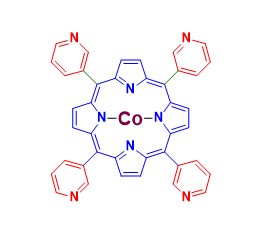 Structure of meso-Tetra (3-pyridyl) porphine-Co(II) CAS#