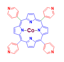 Structure of meso-Tetra (4-pyridyl) porphine-Co(II)
