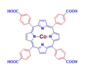 Structure of meso-Tetra(4-carboxyphenyl)porphine-Co(II) CAS#