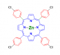 Structure of meso-Tetra(4-chlorophenyl)porphyrin-Zn(II) CAS #