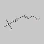 1-Bromo-6,6-Dimethyl-2-Hepten-4-yne(Mixture of cis-trans isomers) CAS#: 126764-15-6