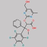 4-Hydroxymethyl Ambrisentan D5 CAS#: N/A