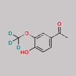 Acetovanillone D3 CAS#: 80404-23-5