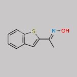 (E)-1-(benzo[b]thiophen-2-yl)ethanone oxime CAS#: 147396-07-4
