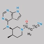 Tofacitinib 13C3 15N CAS#: N/A