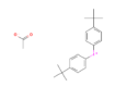 Structure of Di-(4-tert-butylphenyl)iodanium,acetate CAS 185195-27-1