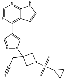 Structure of Ilunocitinib CAS 1187594-14-4