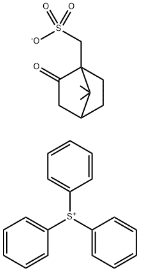 Structure of Triphenylsulfonium 10-Camphorsulfonate CAS 227199-92-0