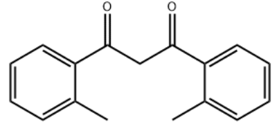 Structure of 1,3-Bis(2-methylphenyl)propane-1,3-dione CAS 847500-51-0